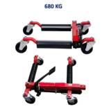 Paire de Chariots Go Jack hydrauliques 680 kg / Crics de déplacement-positionnement