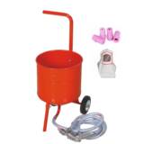 Sableuse Aérogommeuse mobile sur Roulettes 31,50L 50lb 23kg