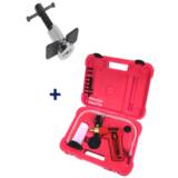 Kit Outils Repousse Piston Etrier de Frein + Coffret Purgeur de Frein Pompe