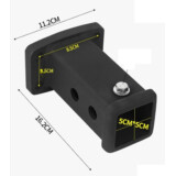Adaptateur d&#039;Attelage de Remorque Récepteur de Tube carré 2&#039;&#039; 85-55mm