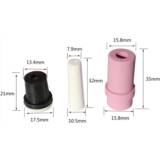 5 jeux de 4 Buses céramique roses pour Pistolet Sableuse Microbilleuse