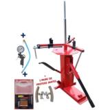 Démonte Pneu manuel Auto Moto jusqu&#039;à 21&#039;&#039; + 1 Kit Réparation + 1 Gonfleur + 2 Protèges Jantes