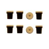 2 jeux de 4 Buses céramique noires pour Pistolet Sableuse : 2,5mm