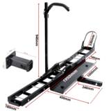 Porte-Moto Attelage Scooter avec Rampe de chargement 227kg + Adaptateur carré 2&#039;&#039;