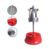 Equilibreuse de Roue Manuelle Portable + 100 Barrettes Plombs Masses Adhésifs 4x5g+4x10g + Démonte Obus + Tire Valve + 2 protèges jante