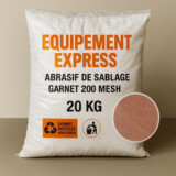 Sableuse A&eacute;rogommeuse mobile sur Roulettes 31,50L 50lb 23kg + 20 Buses + Sac 20kg Abrasif Garnet 200A+