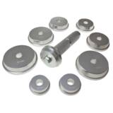 Presse Hydraulique d&#039;Atelier 12T + 9 Adaptateurs Roulement Presse