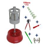 Equilibreuse de Roue Manuelle + 150 Masses à Frapper 5-30gr+ Tire Valve + Démonte Obus + Pince + 2 Protèges Jante
