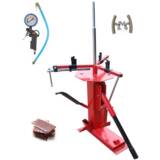 Démonte Pneu manuel Auto Moto jusqu&#039;à 21&quot; + 60 Mèches Pneu + 1 Pistolet Gonfleur + 2 Protections Jante