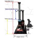 Paire de Chandelles hydrauliques Crics bouteille 3T : IDEAL POUR CAMPING-CAR - CARAVANE