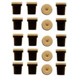 5 jeux de 4 Buses céramique noires pour Pistolet Sableuse : 2mm