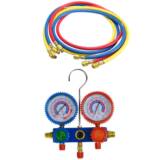Manifold Frigoriste Voiture Testeur Climatisation Diagnostic Auto 2 voies R-134a