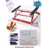 Mini Pont Elévateur Mobile Basculant pour Levage Auto 1500 kg + 1 paire de Chandelles 3T