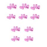10 jeux de 4 Buses céramique roses pour Pistolet Sableuse Microbilleuse