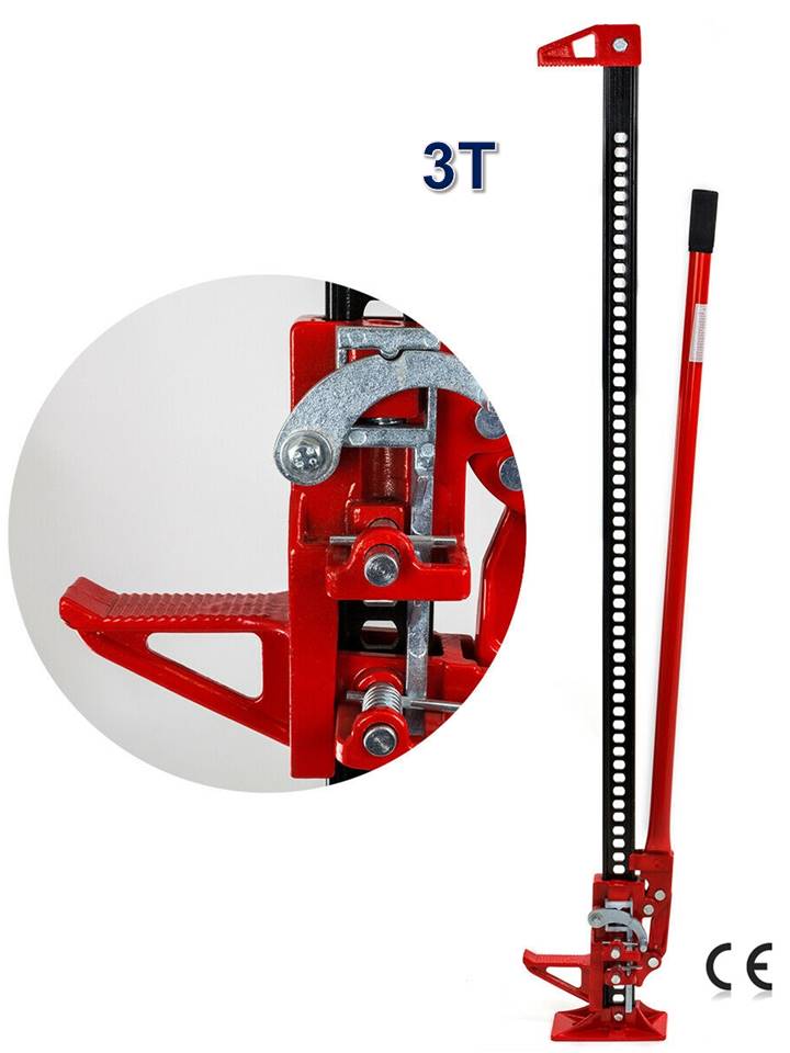 cric manuel farm jack hi lift 3 tonnes 60' grand modele 12,5 - 134 cm