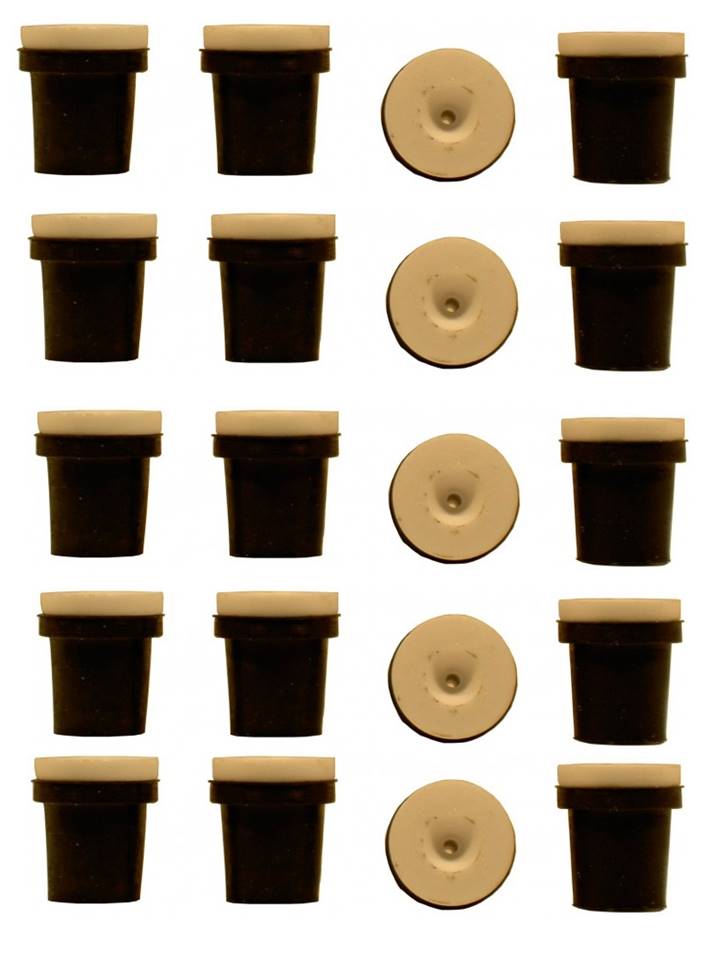 5 jeux de 4 buses céramique noires pour pistolet sableuse 38-76l : 2mm