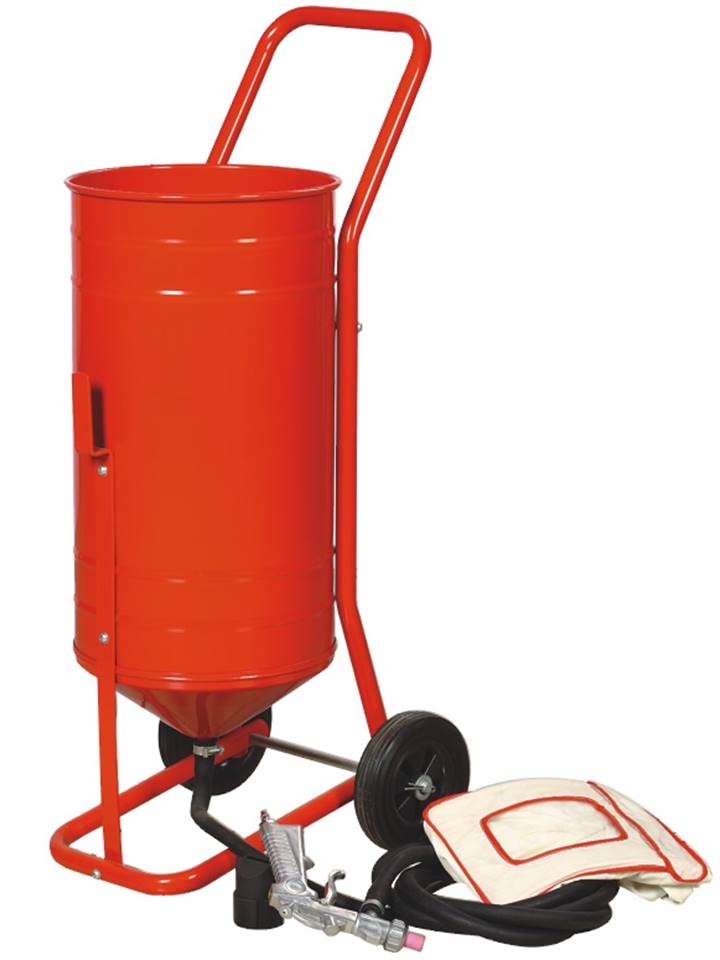 sableuse mobile sur roulettes 90lb 41kg