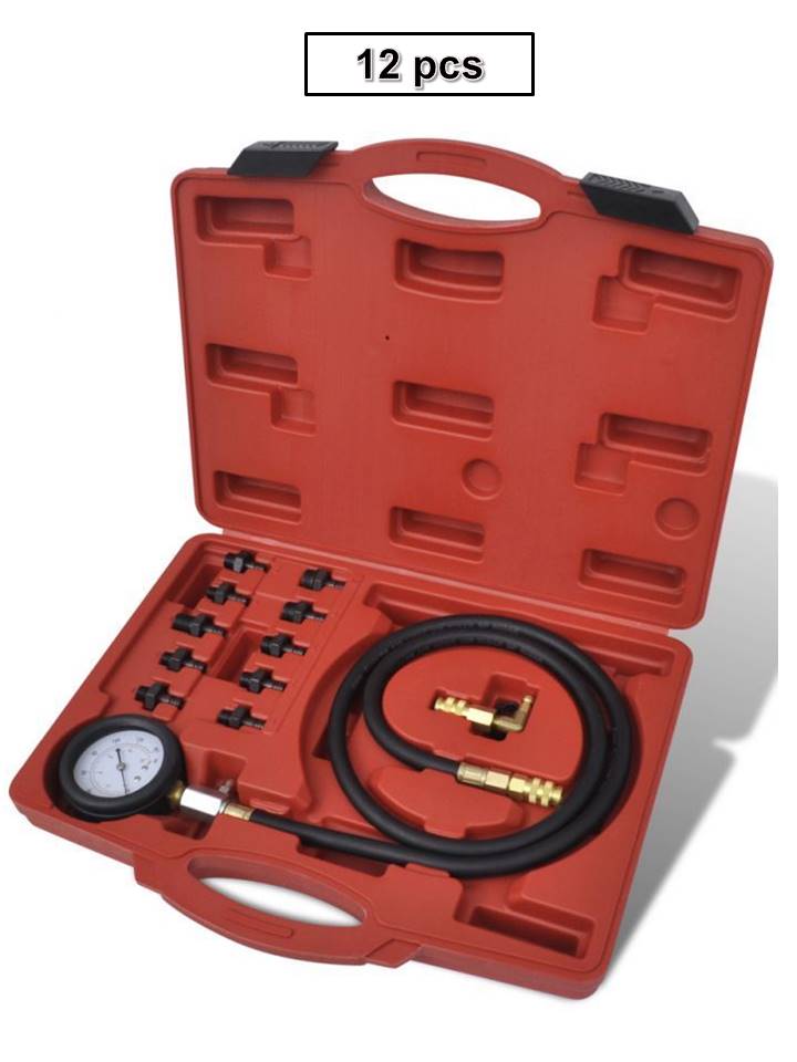 compressiomètre testeur huile moteur multi marques 12pcs