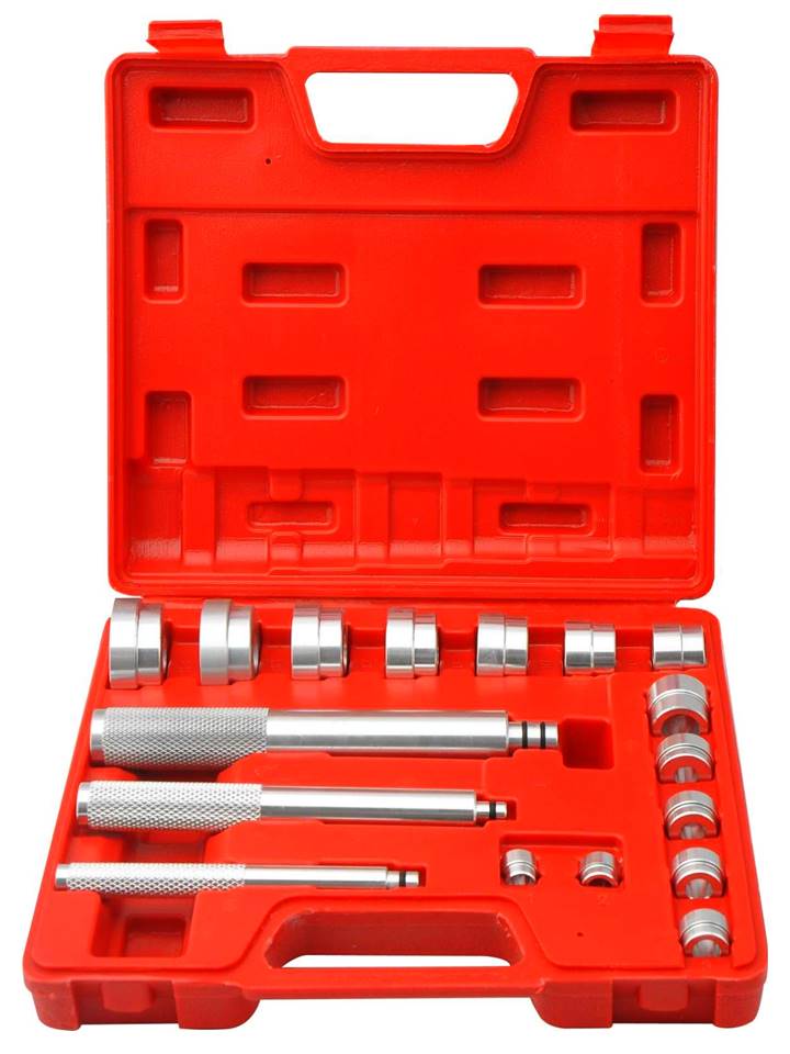 coffret outils montage / chasse roulements et joints 17 pièces