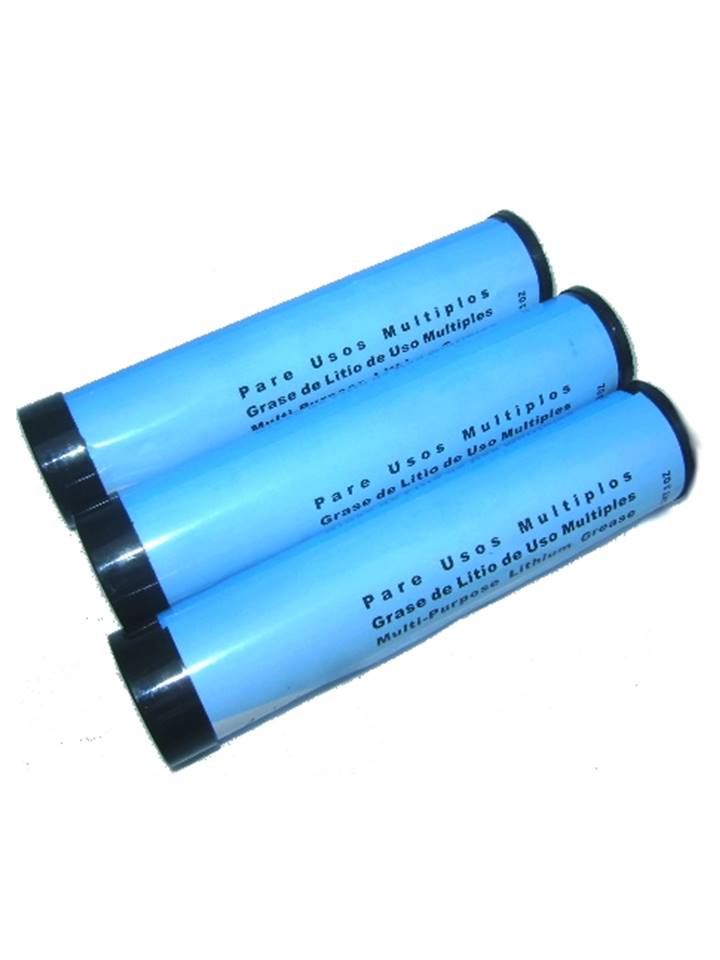 lot de 3 cartouches recharges 85 gr pour pompe à graisse de 200 cc