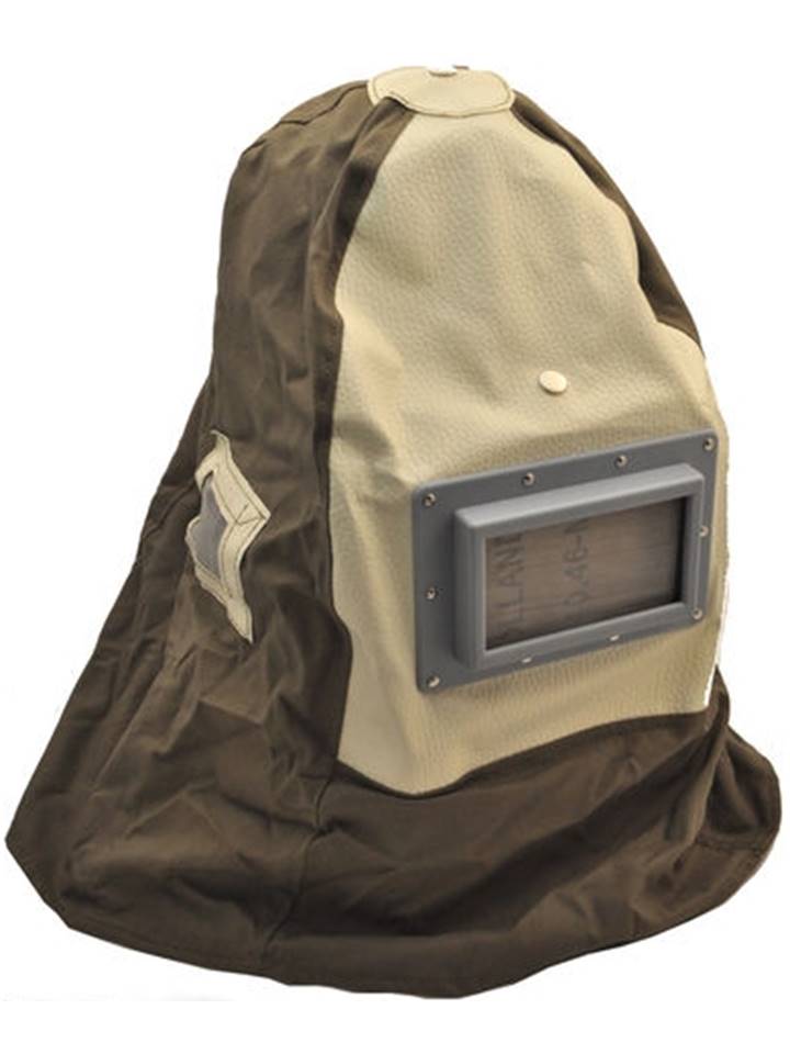 masque sablage sableuse cagoule souple casque de protection rigide de chantier