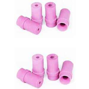 2 jeux de 4 Buses céramique roses pour Pistolet Sableuse Microbilleuse 4mm